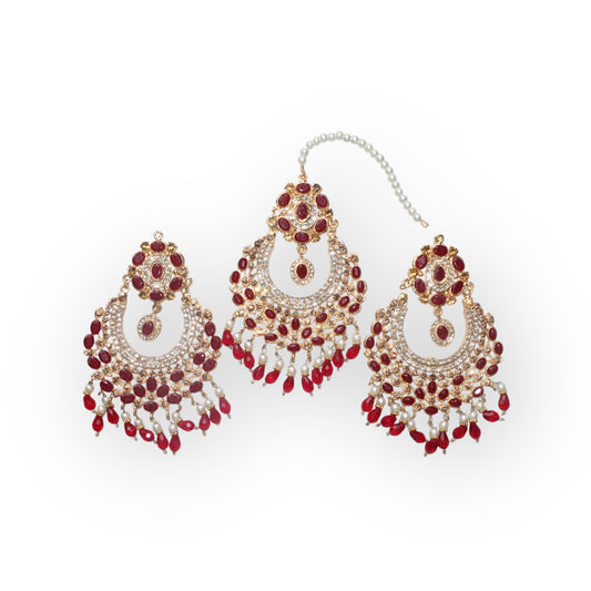 Bindi Kanta - Earrings with Headpiece
