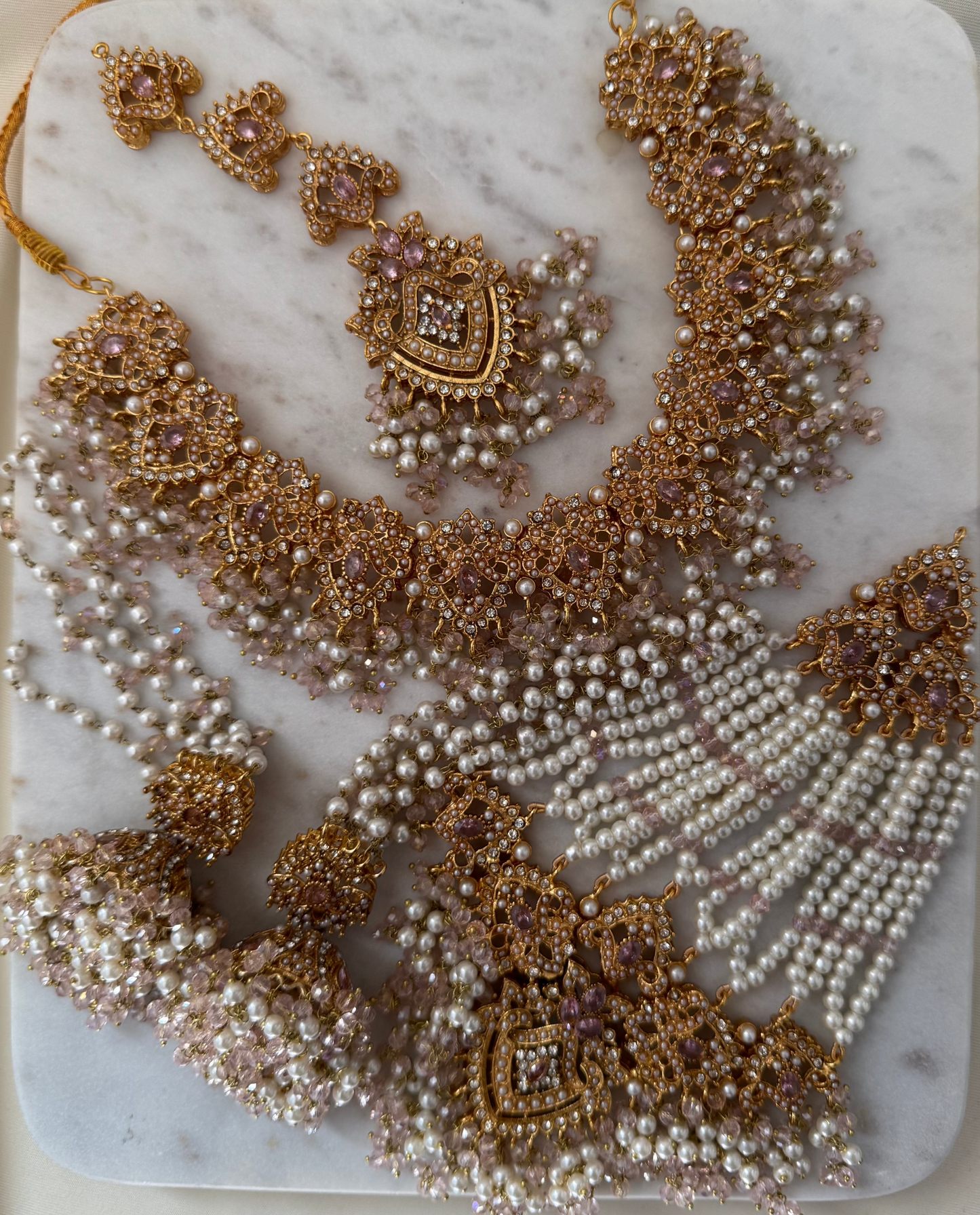 Bridal Set - White Rose