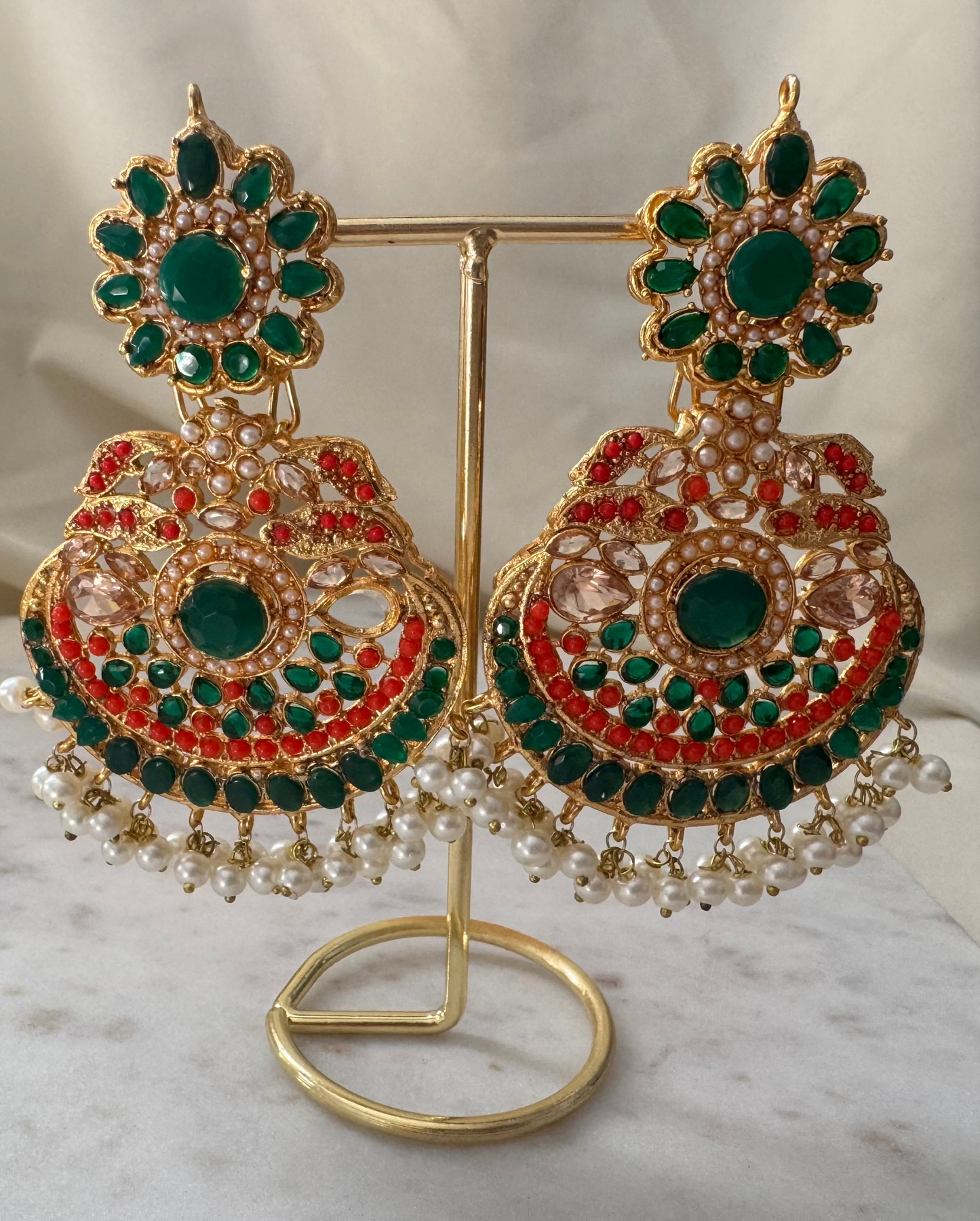 Bindiya Kanta - Earrings with Headpiece