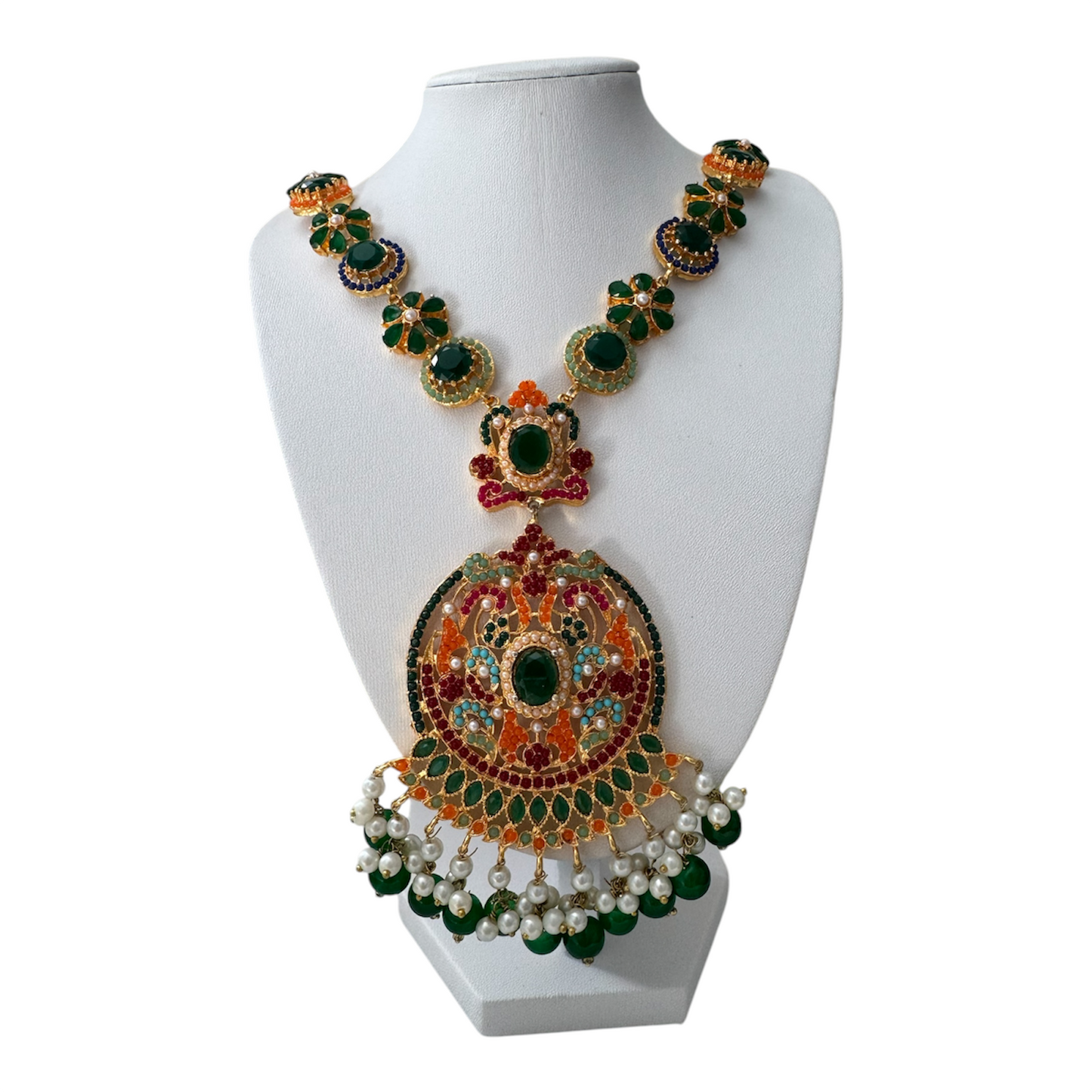 Mala Set Green - Necklace