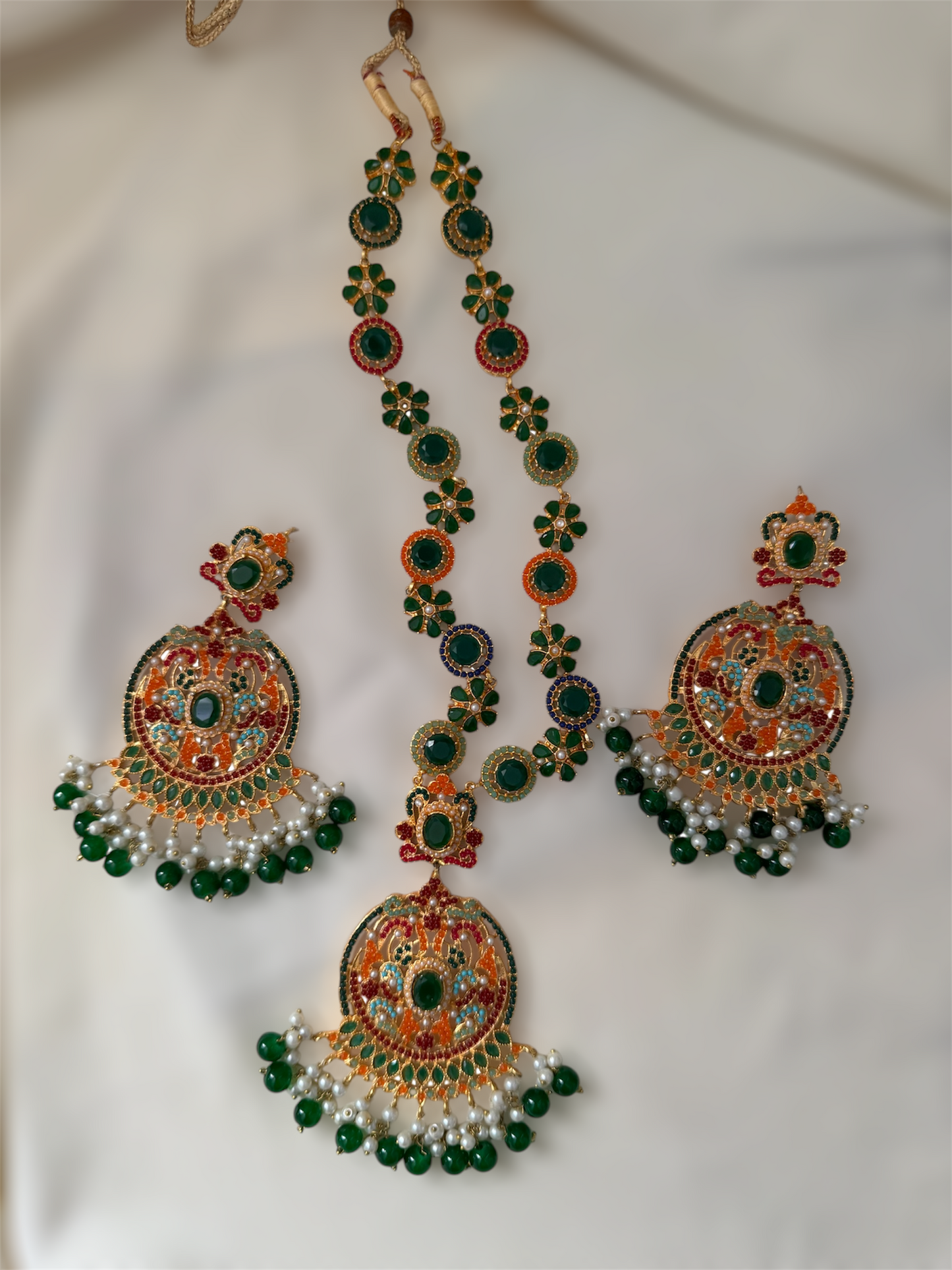 Mala Set Green - Necklace