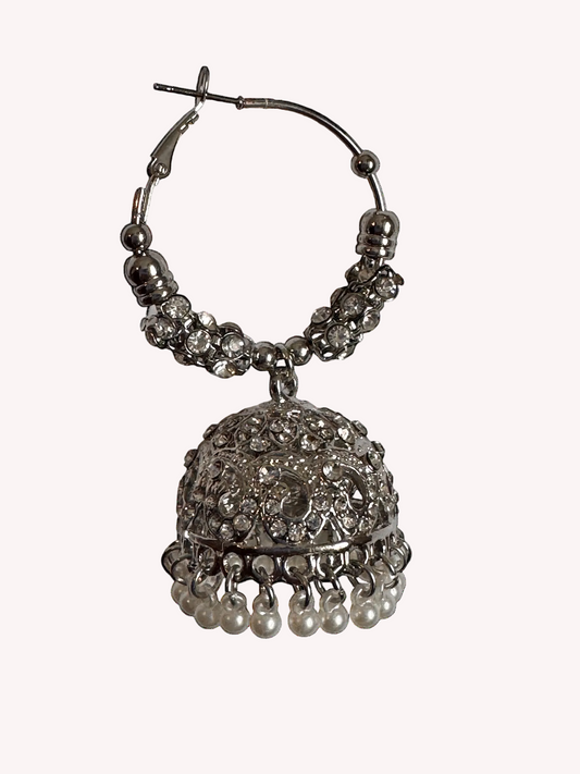 Jhumka Bali - Silver