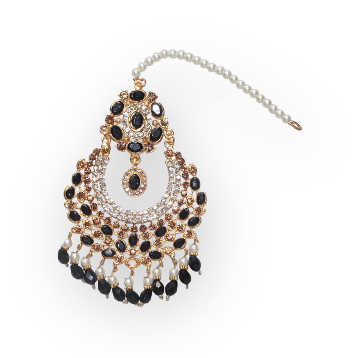 Bindi Kanta - Earrings with Headpiece - Khushi Boutique