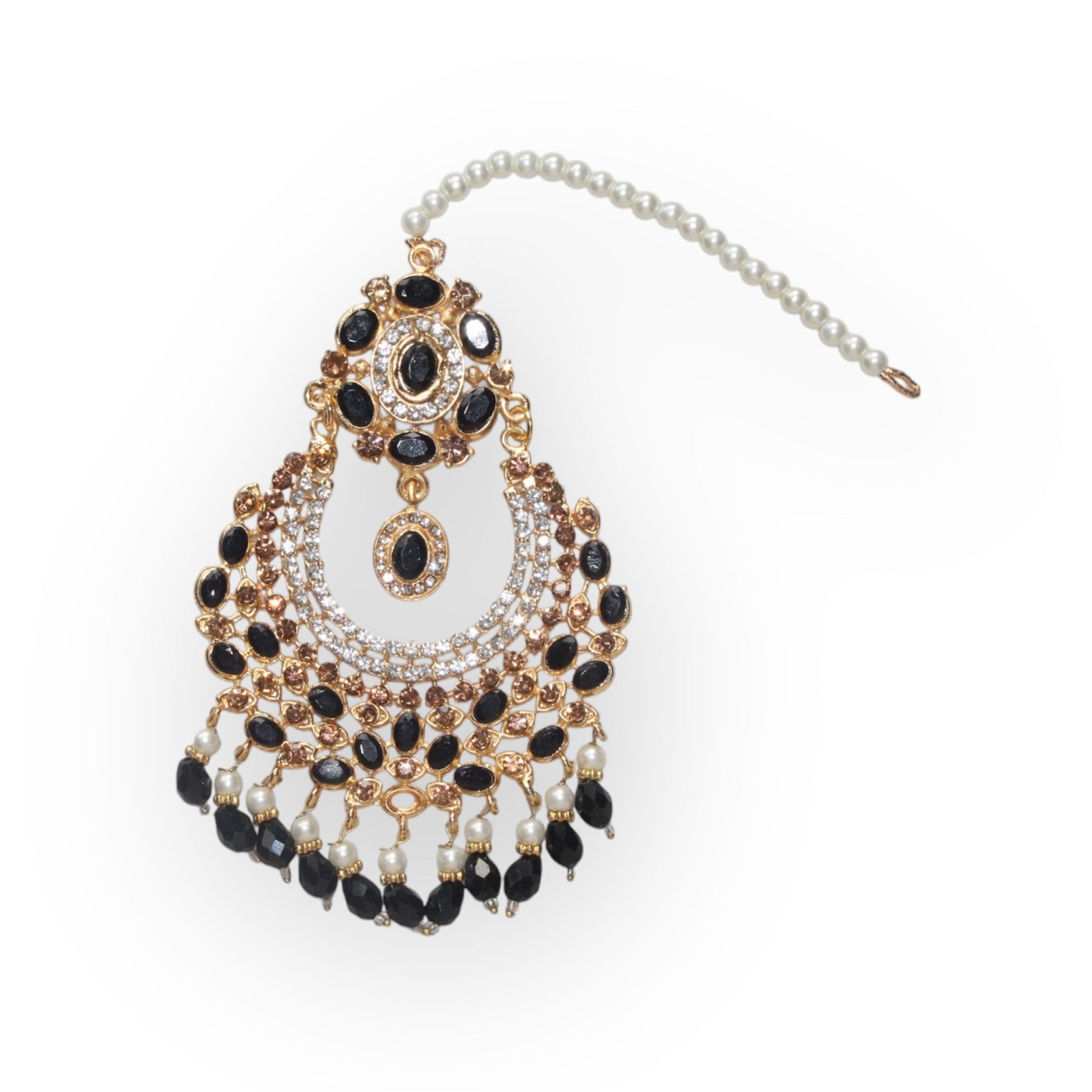 Bindi Kanta - Earrings with Headpiece - Khushi Boutique