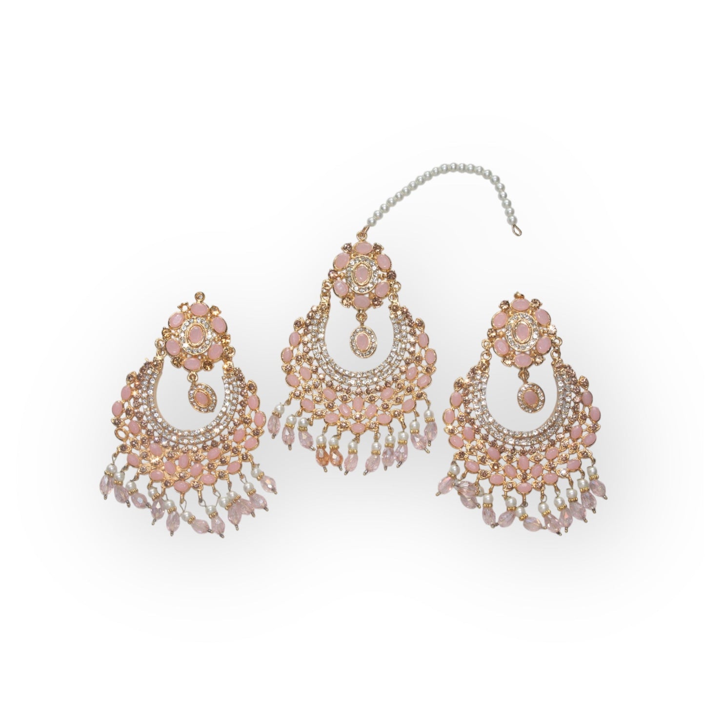 Bindi Kanta - Earrings with Headpiece - Khushi Boutique