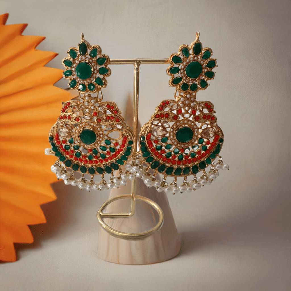 Bindiya Kanta - Earrings with Headpiece - Khushi Boutique