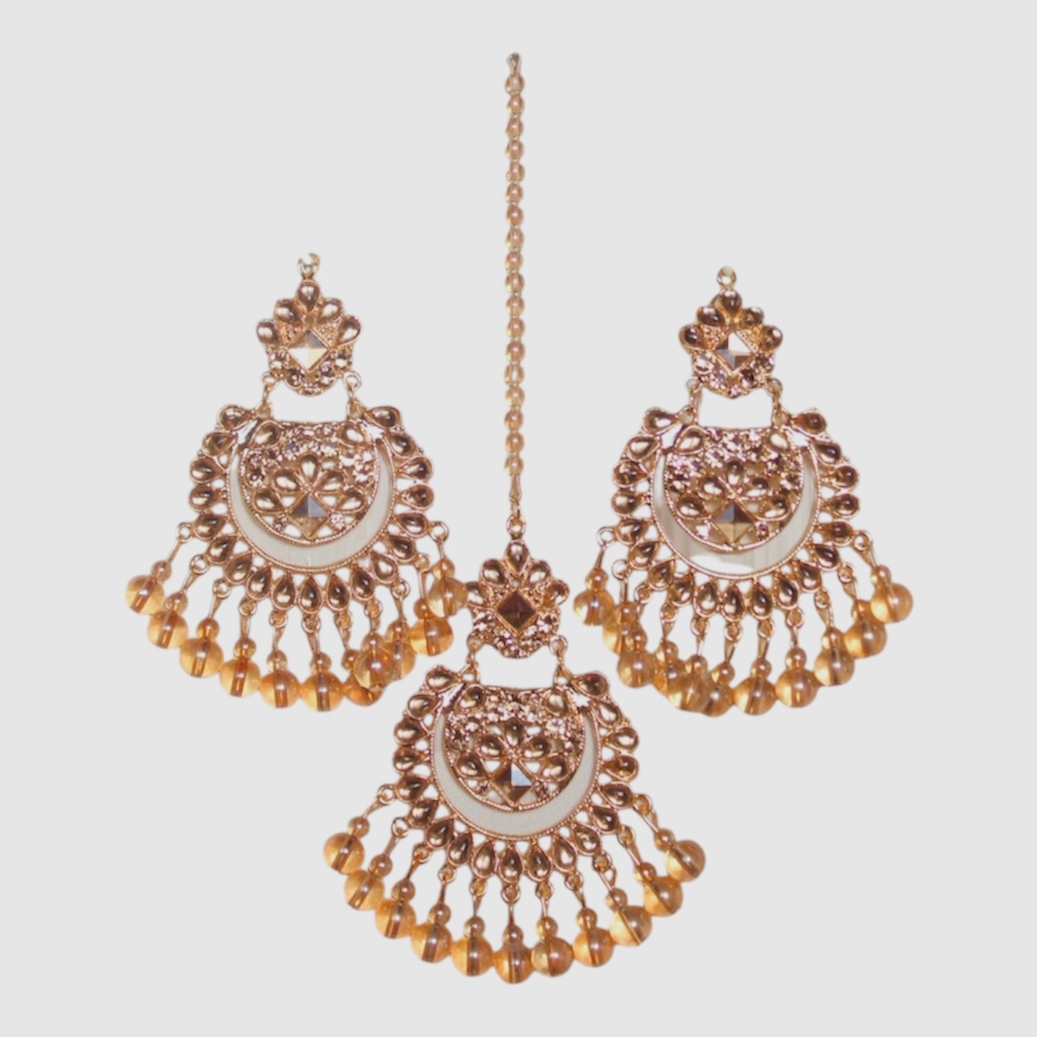 Bindiya Set - Earrings - Khushi Boutique