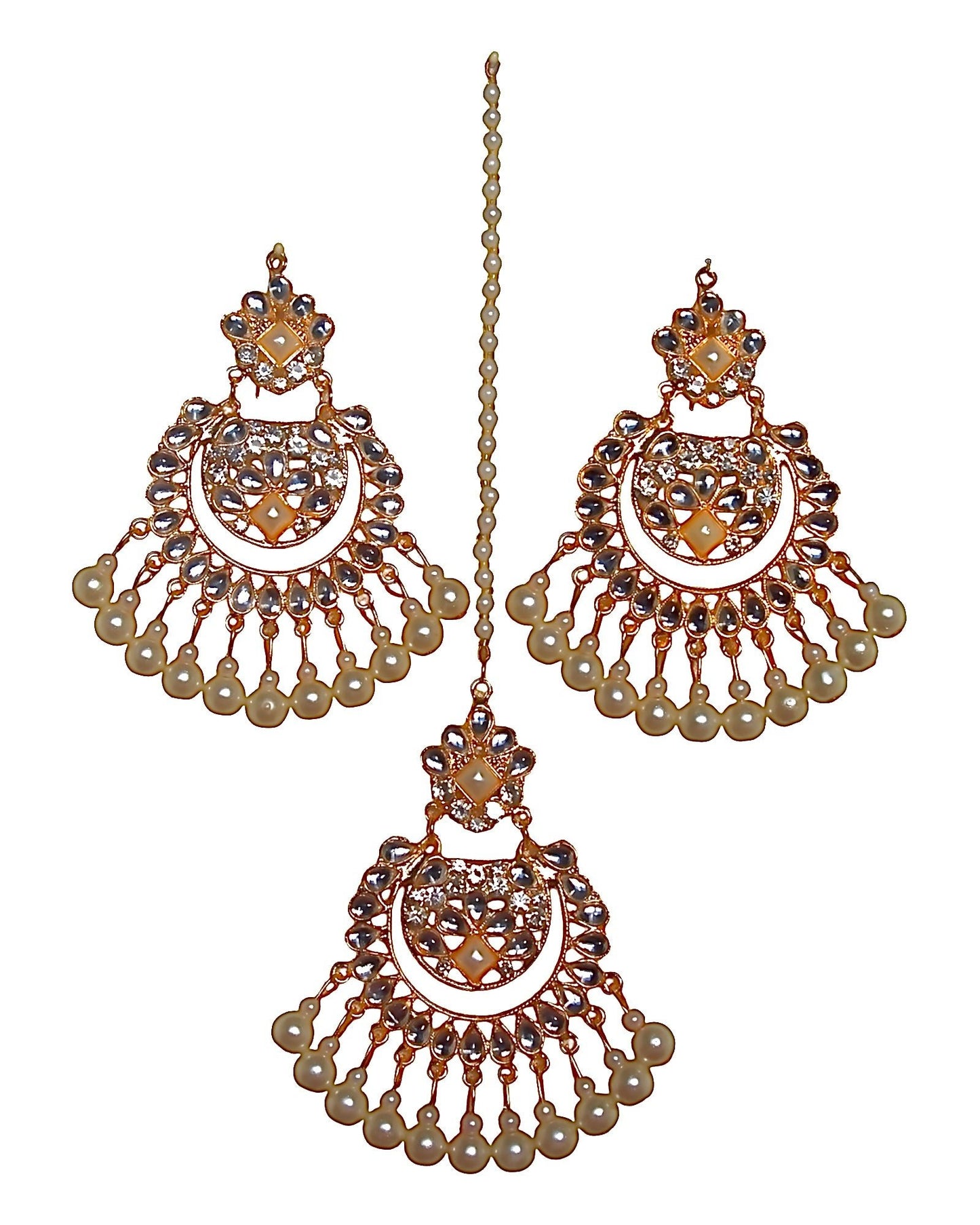 Bindiya Set - Earrings - Khushi Boutique
