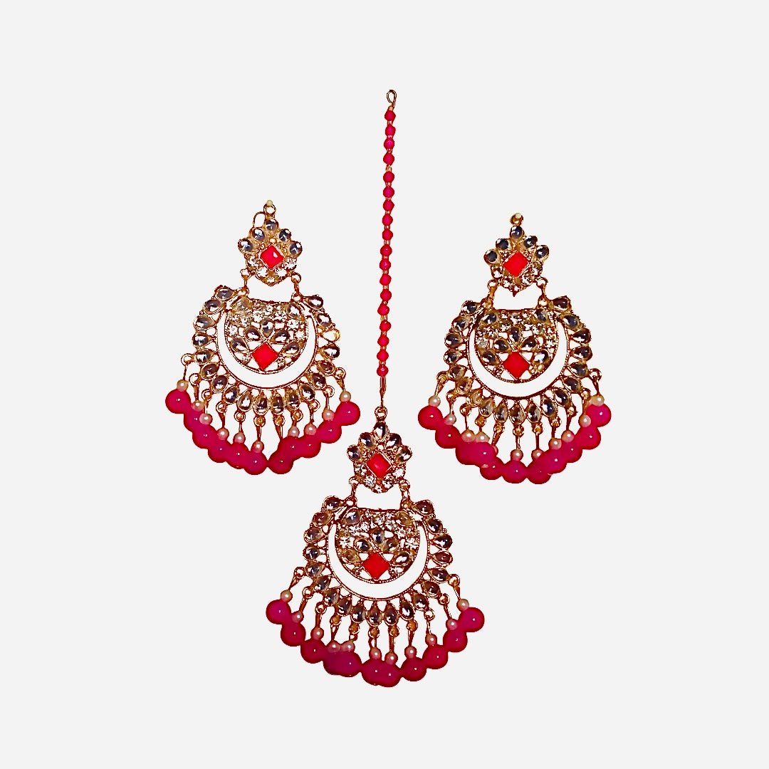 Bindiya Set - Earrings - Khushi Boutique