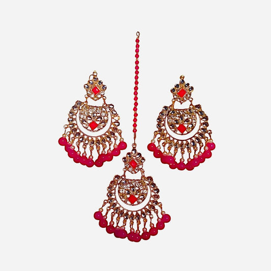 Bindiya Set - Earrings - Khushi Boutique