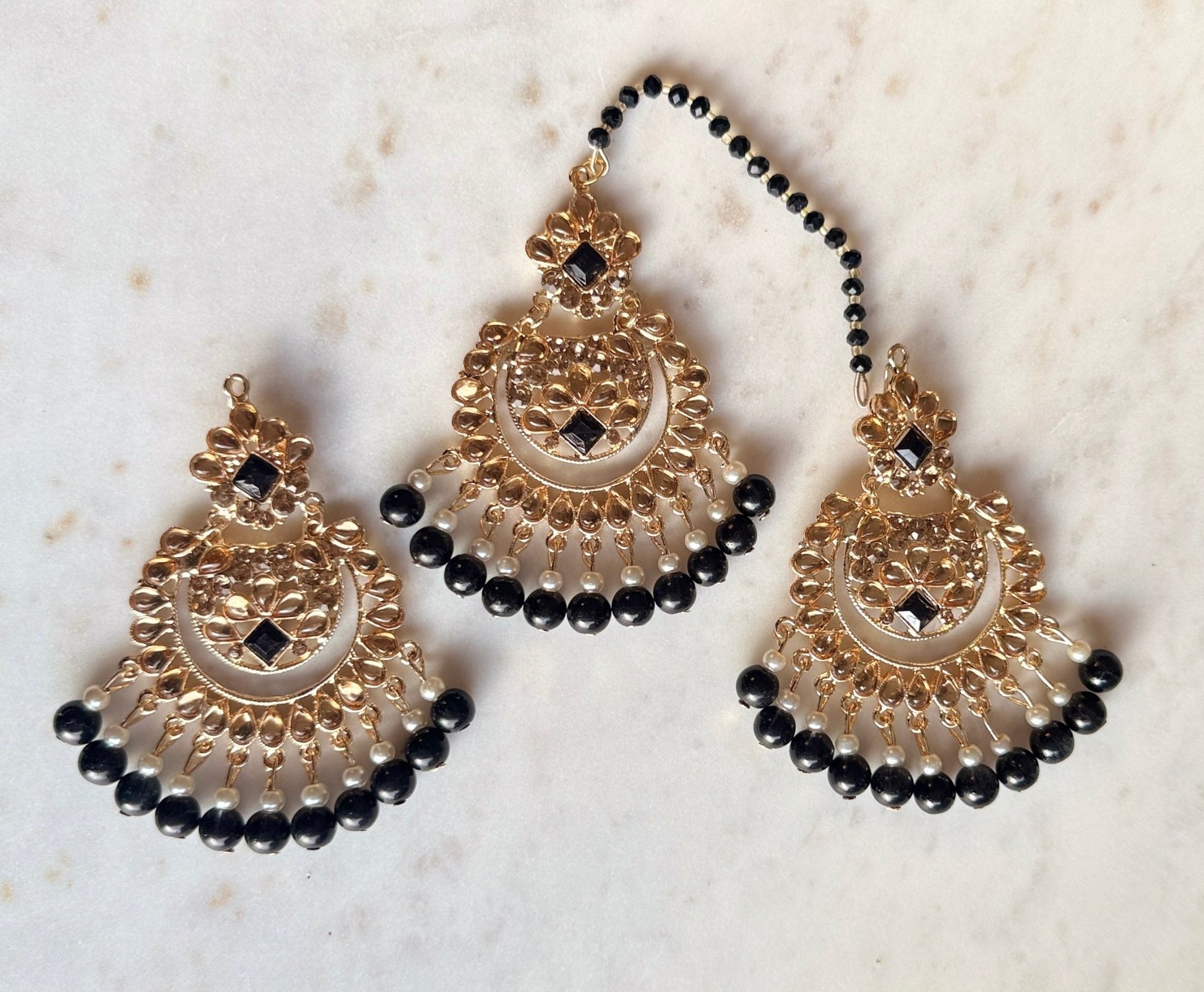 Bindiya Set - Earrings - Khushi Boutique