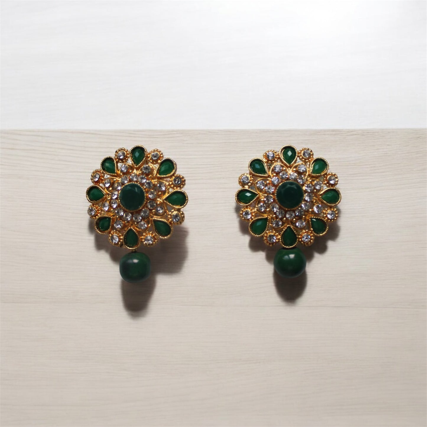 Tops with Colour Pearl - Earrings