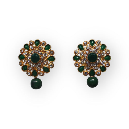 Tops with Colour Pearl - Earrings