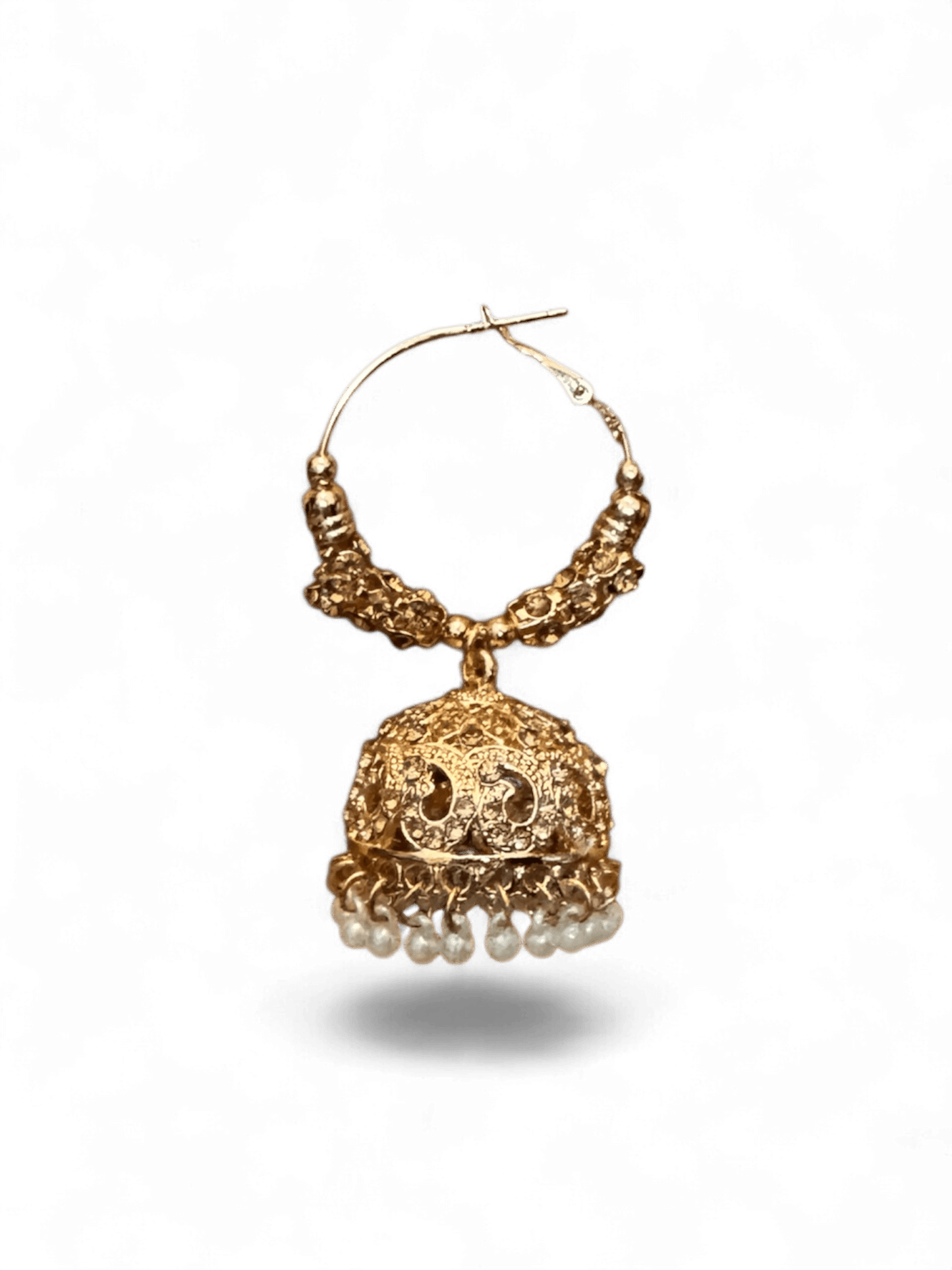 Jhumka Bali - Gold - Khushi Boutique