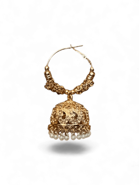 Jhumka Bali - Gold - Khushi Boutique