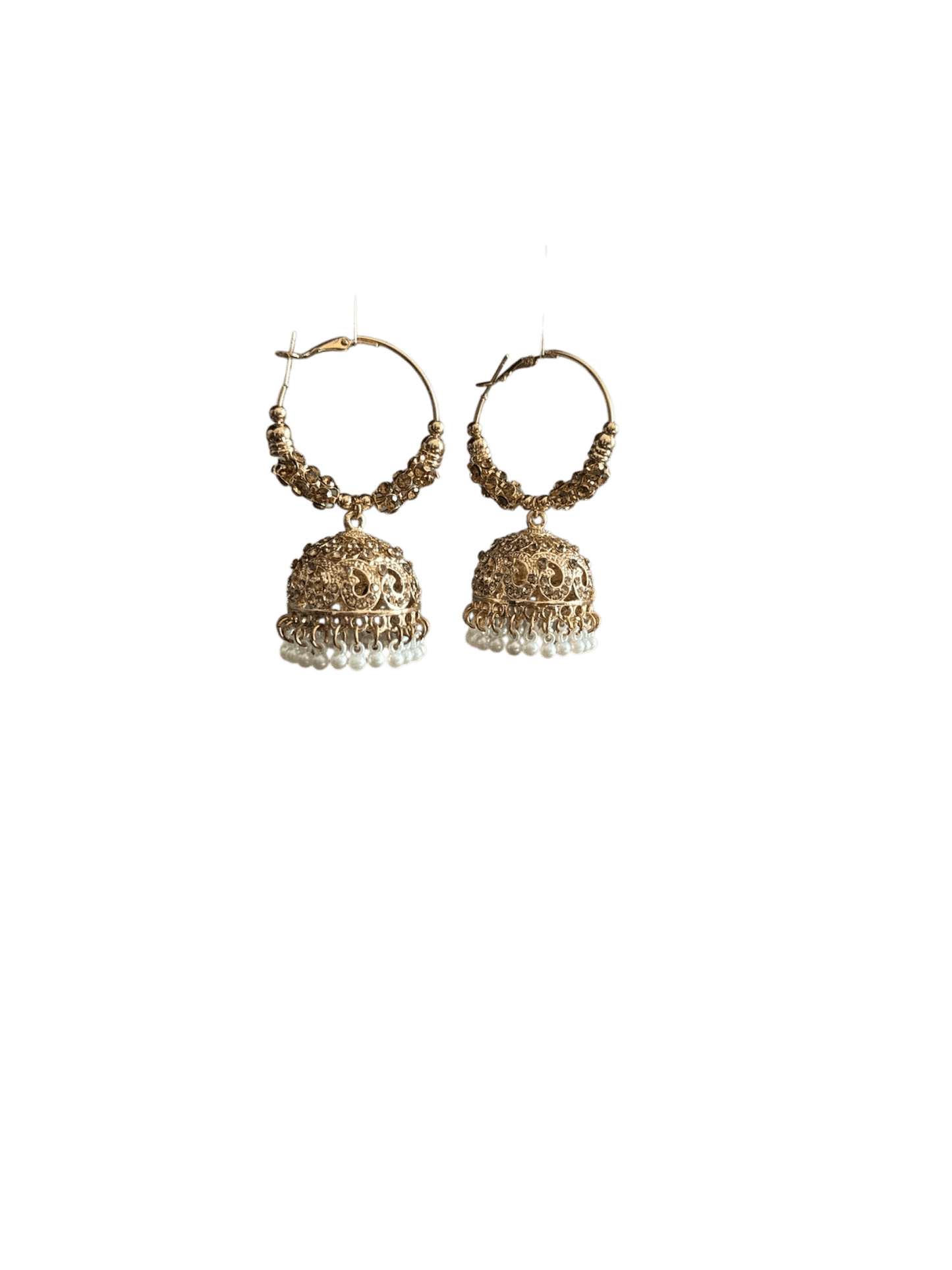 Jhumka Bali - Gold - Khushi Boutique