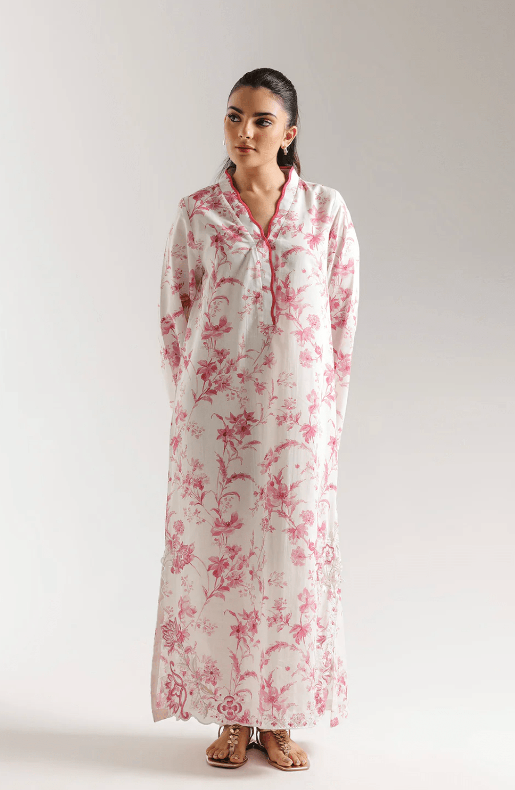 Kaftan Rose Pink - ETHNC - Khushi Boutique
