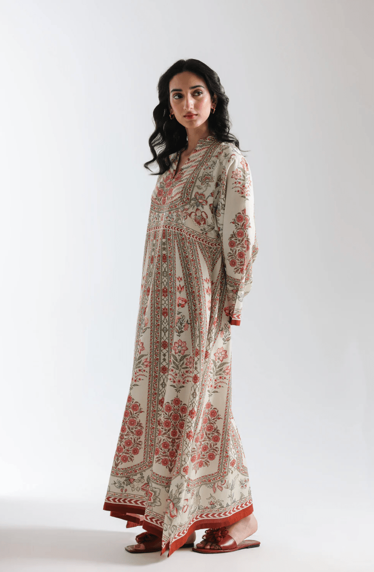 Printed Dress - Ethnc - Khushi Boutique