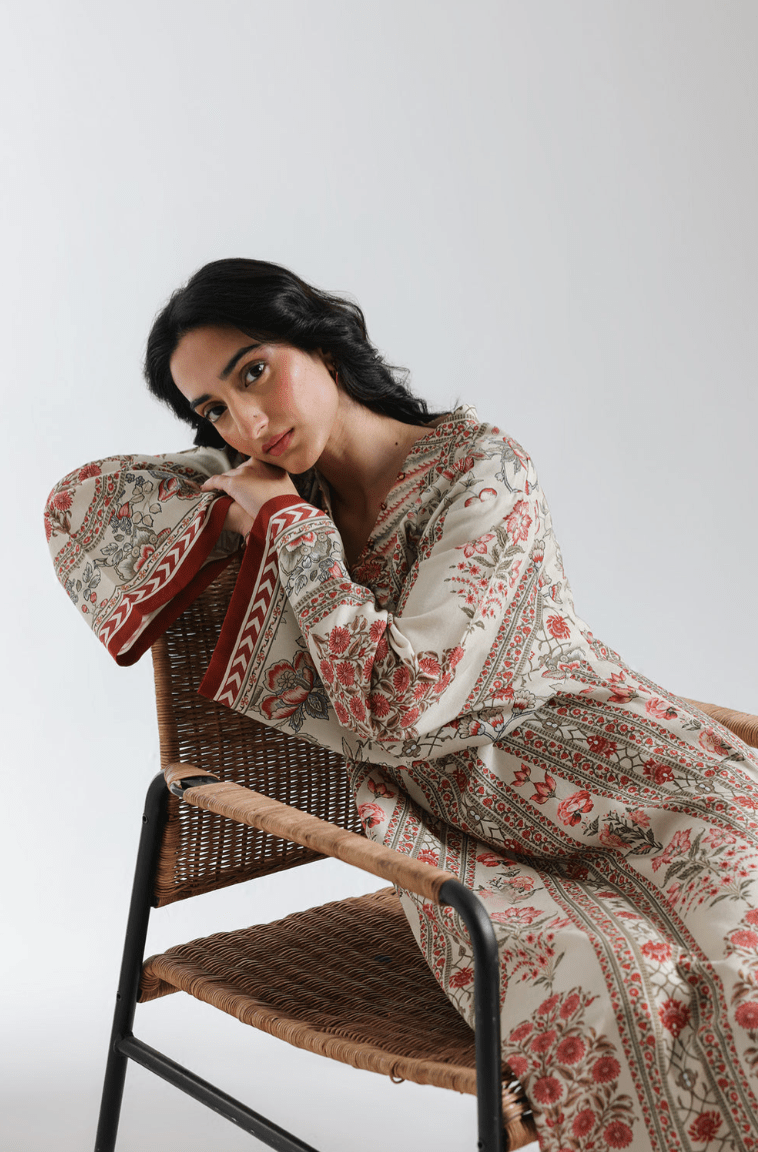 Printed Dress - Ethnc - Khushi Boutique