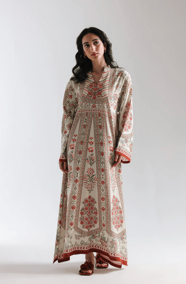 Printed Dress - Ethnc - Khushi Boutique