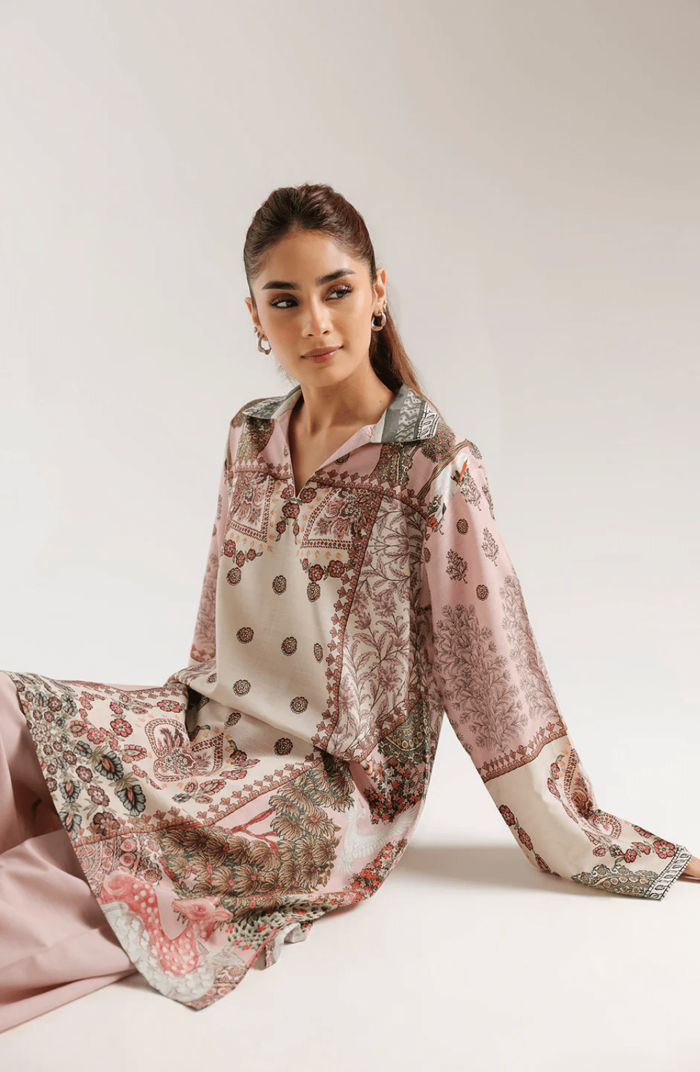 Printed Suit Powder - ETHNC - Khushi Boutique