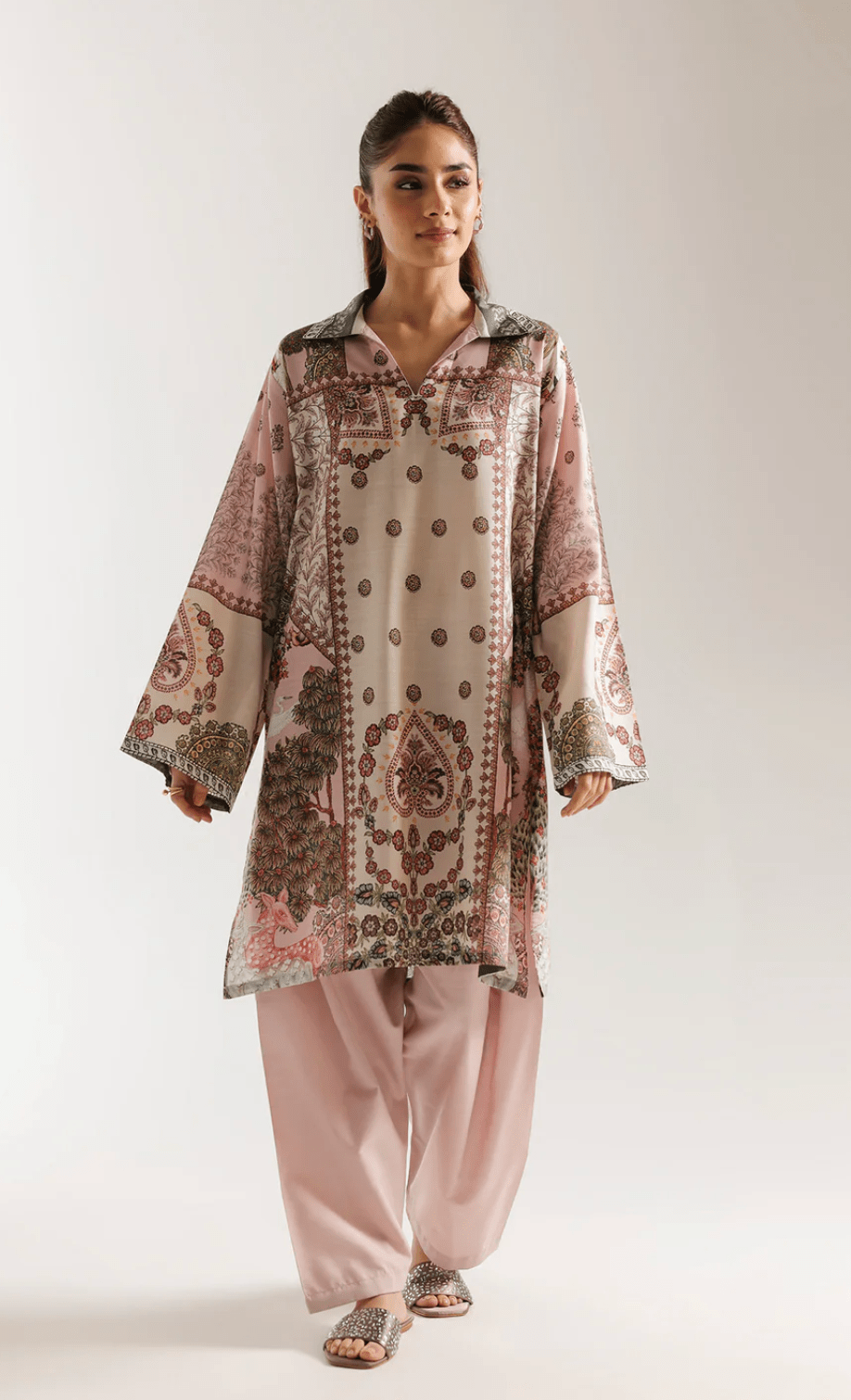 Printed Suit Powder - ETHNC - Khushi Boutique