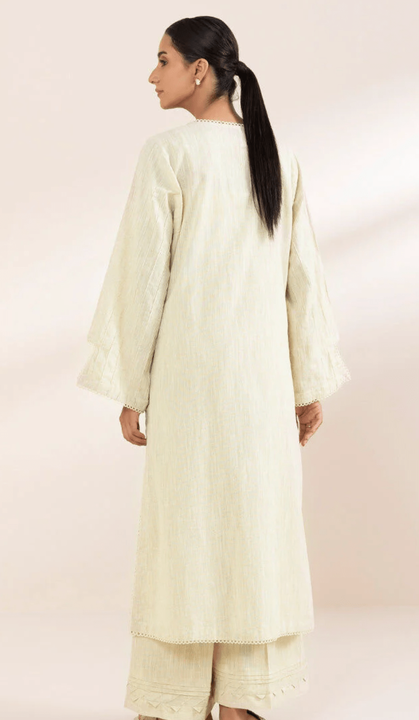 Solid Cotton Linen Shirt - Sapphire - Khushi Boutique