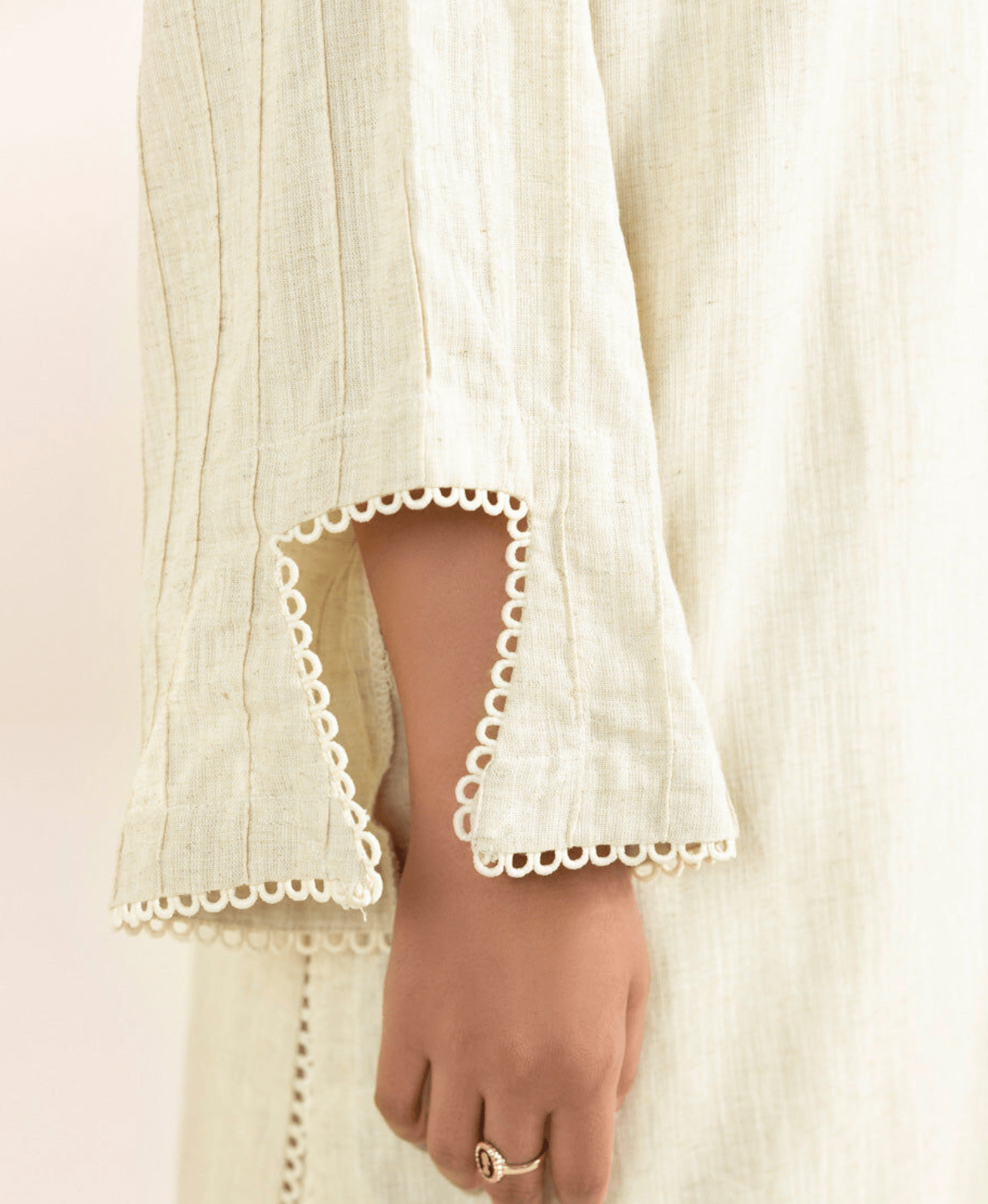 Solid Cotton Linen Shirt - Sapphire - Khushi Boutique