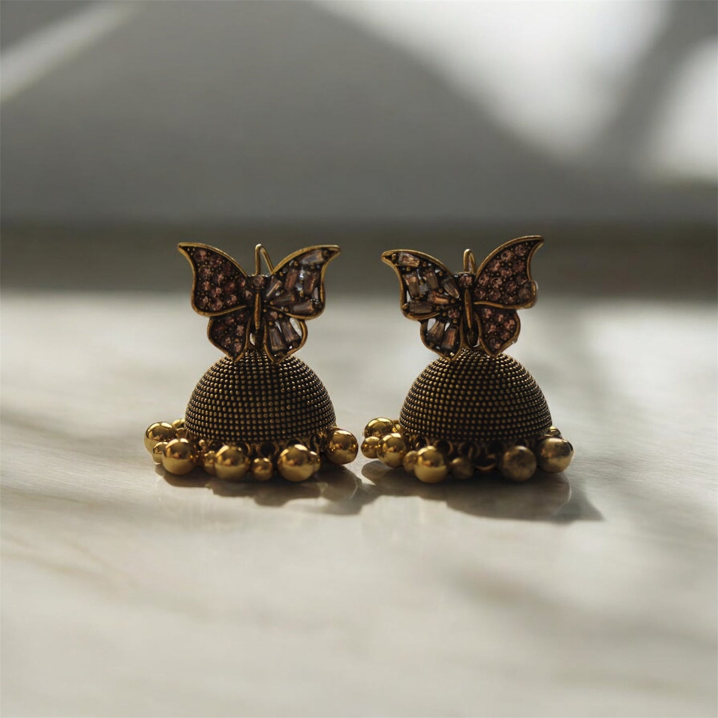 Titli Jhumka - Butterfly Earrings - Khushi Boutique