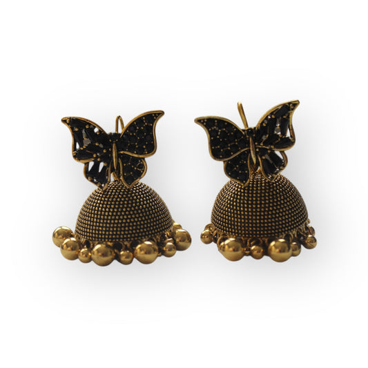 Titli Jhumka - Butterfly Earrings - Khushi Boutique